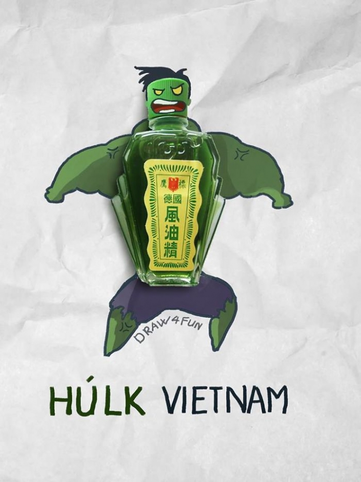 Illustration de l'article : The Vietnamese artist draws superheroes from everyday objects
