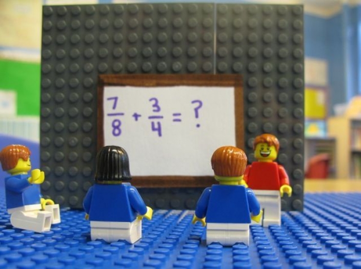 Illustration de l'article : Explaining math to children with Legos, a method that works! Here's how it works: