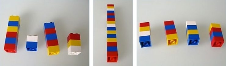 Illustration de l'article : Explaining math to children with Legos, a method that works! Here's how it works: