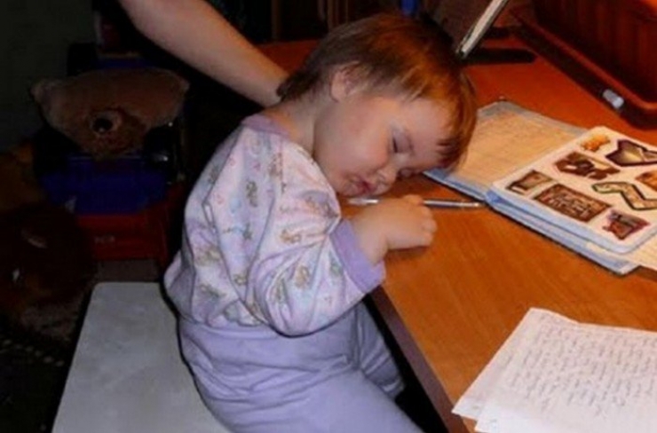Illustration de l'article : Children can fall asleep anywhere, and these 31 photos prove it!