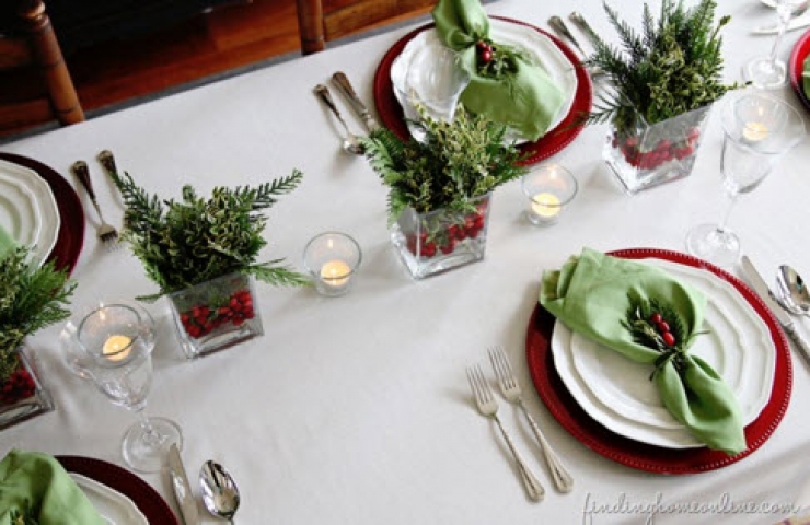 Illustration de l'article : Here are 20 ideas for decorating the Christmas table...#3 is amazing!