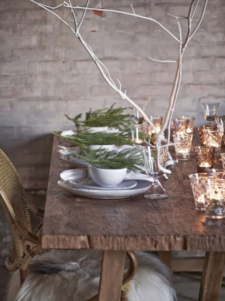 Illustration de l'article : Here are 20 ideas for decorating the Christmas table...#3 is amazing!