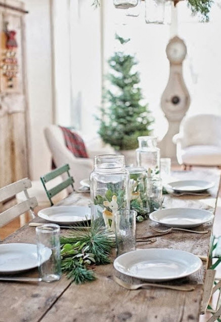 Illustration de l'article : Here are 20 ideas for decorating the Christmas table...#3 is amazing!