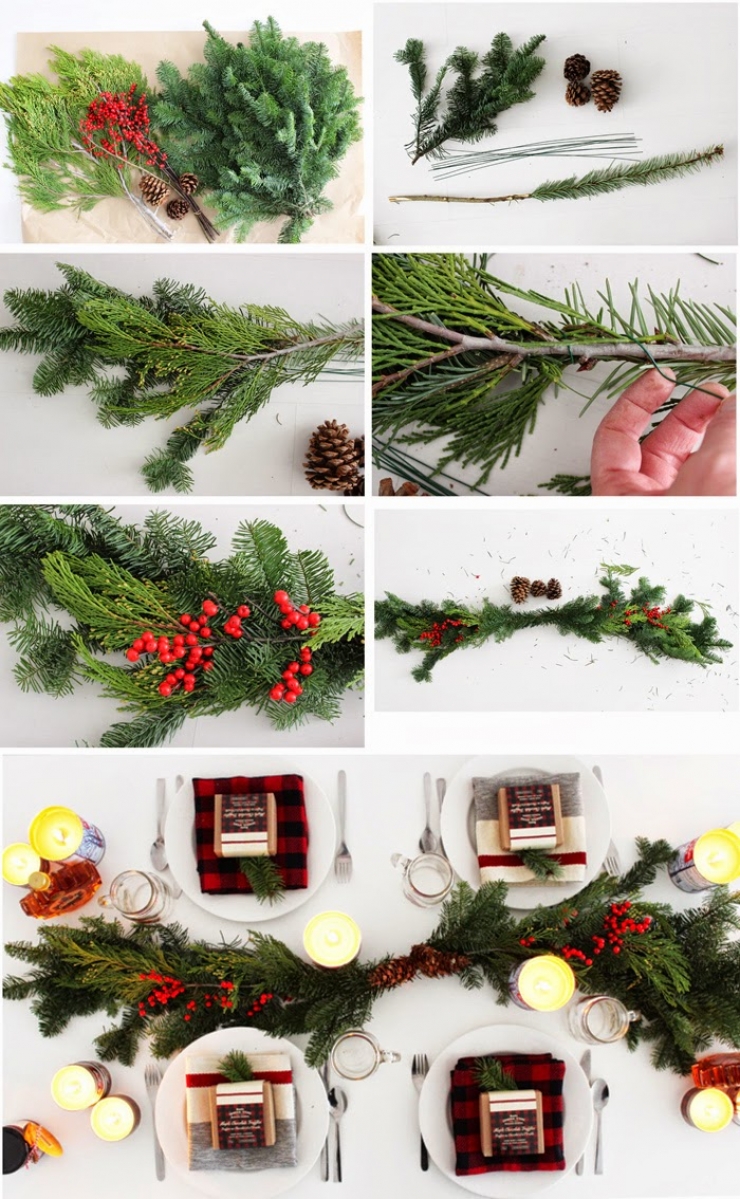 Illustration de l'article : Here are 20 ideas for decorating the Christmas table...#3 is amazing!