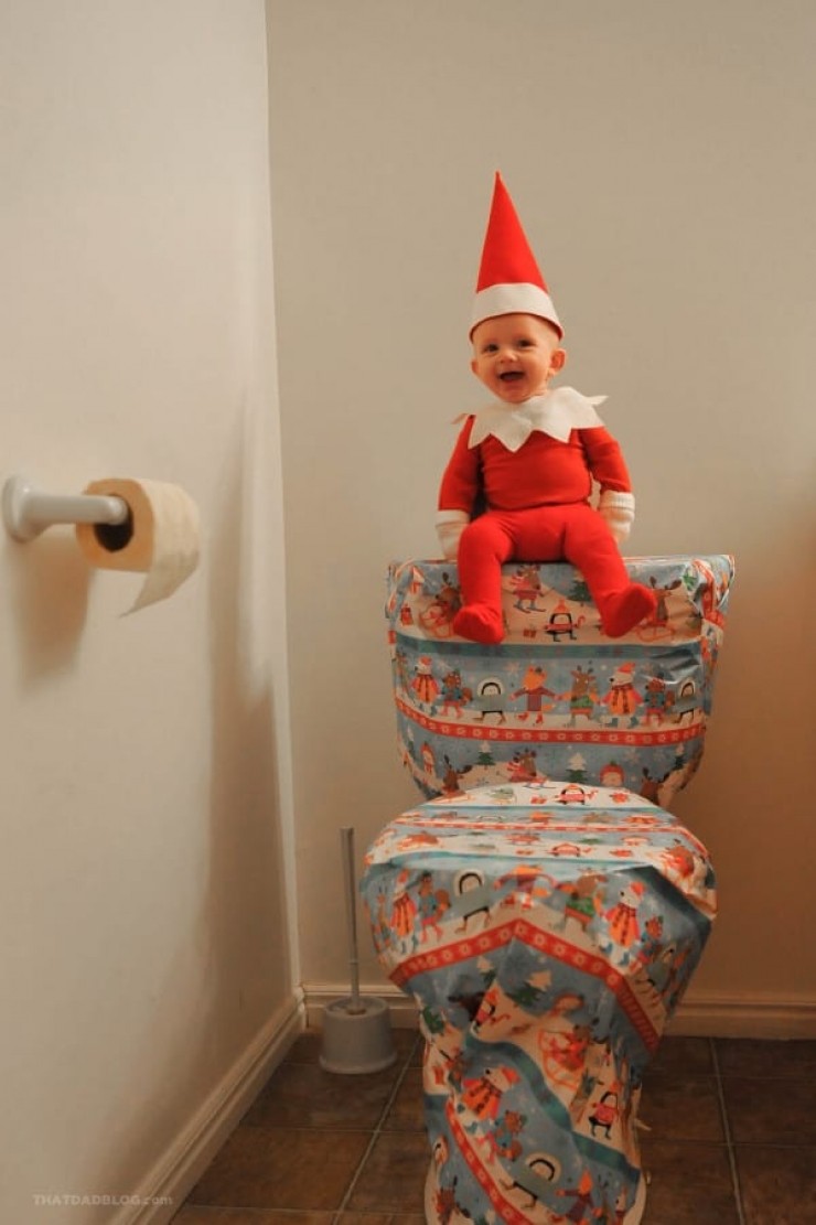 Illustration de l'article : He transforms his baby into an elf for an adorable photo shoot...