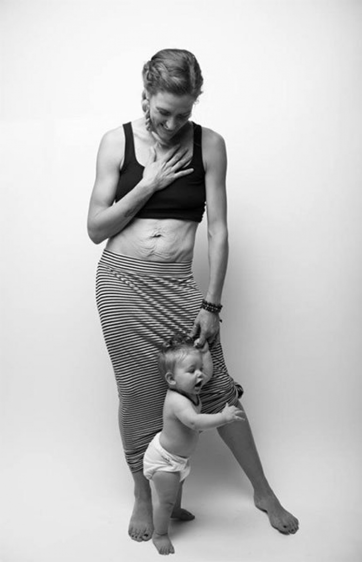 Illustration de l'article : Pictures that show how the body really looks after childbirth. All natural beauty...