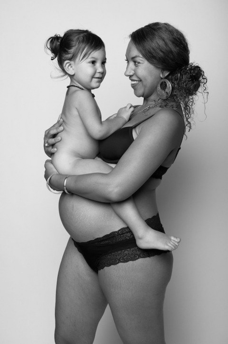 Illustration de l'article : Pictures that show how the body really looks after childbirth. All natural beauty...
