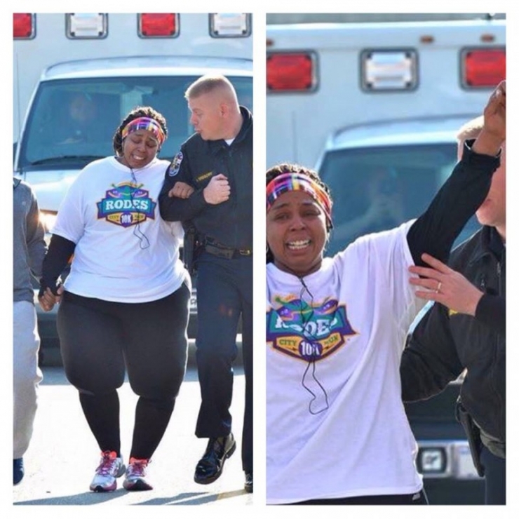 Illustration de l'article : She runs to lose weight and when this police officer spots her, he reacts instantly...