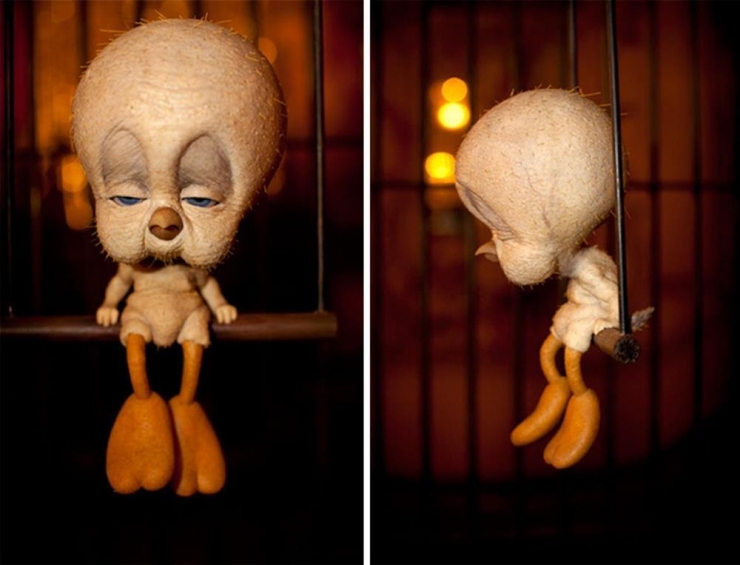 Illustration de l'article : 22 full size cartoon characters: If you came across them, would you run away or say hi?