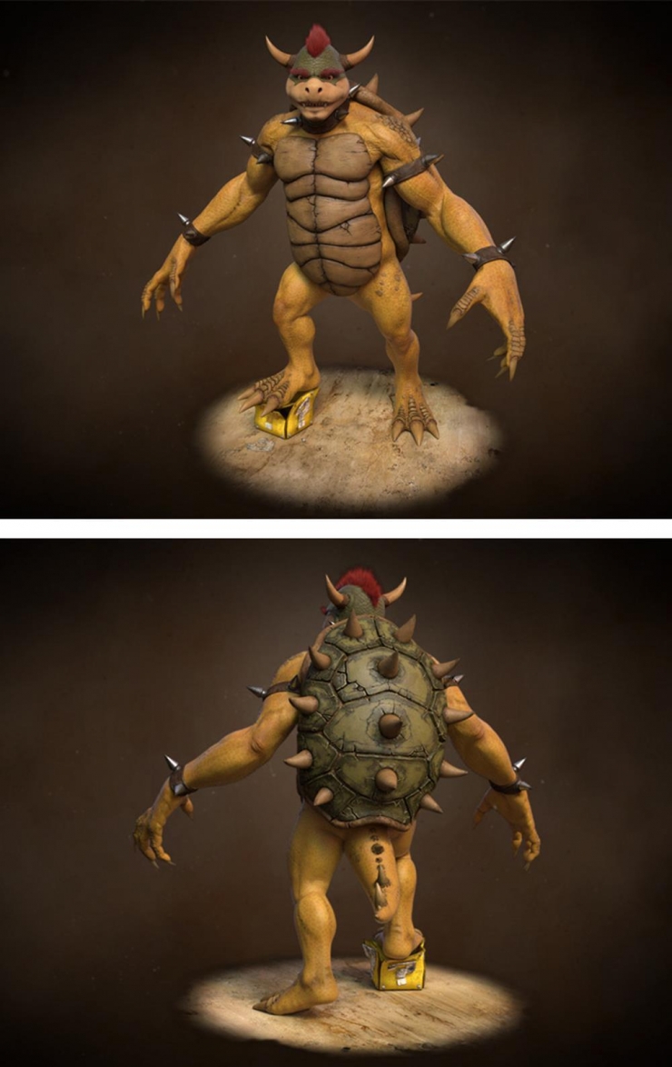 Illustration de l'article : 22 full size cartoon characters: If you came across them, would you run away or say hi?