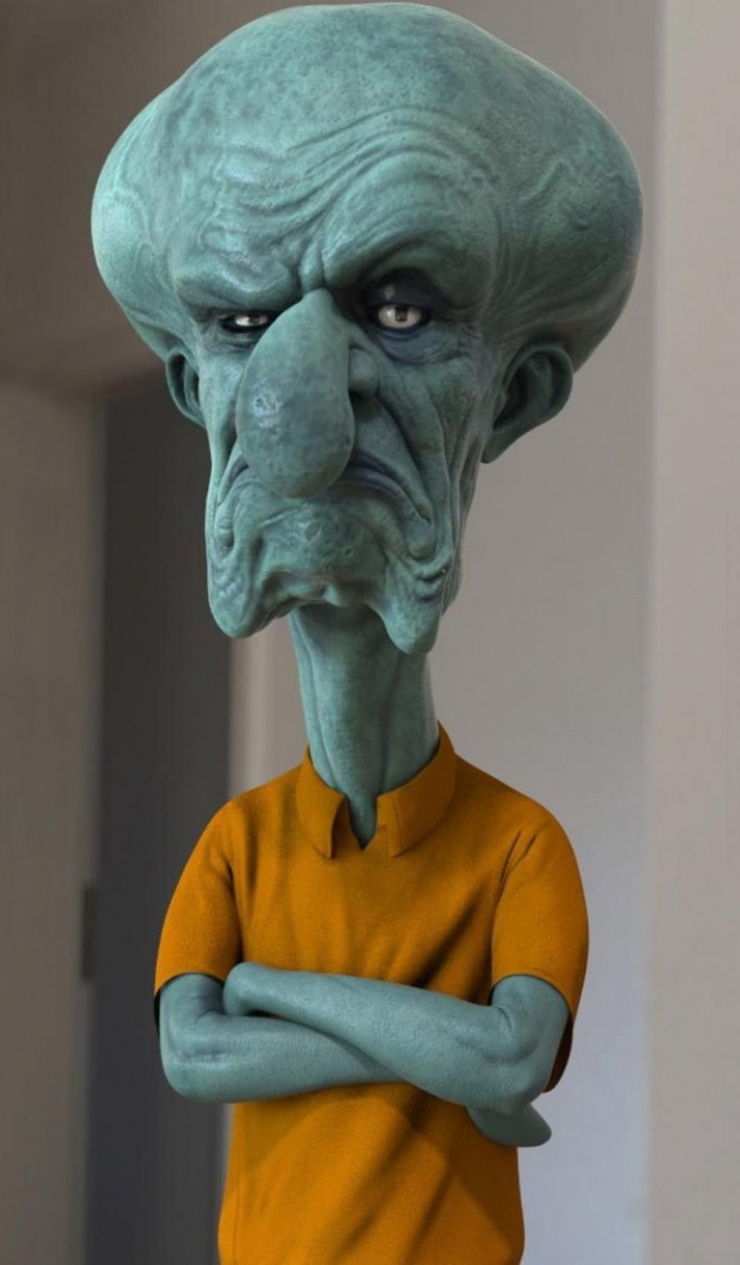 Illustration de l'article : 22 full size cartoon characters: If you came across them, would you run away or say hi?