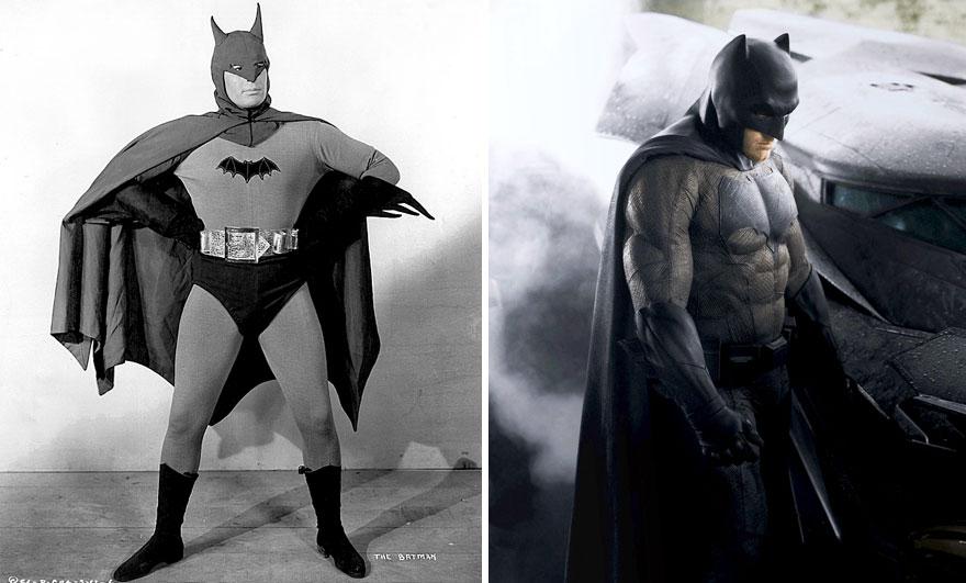 Illustration de l'article : 19 before and after versions of superhero costumes!