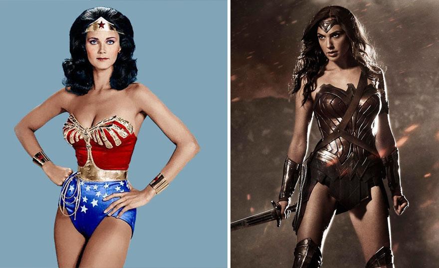Illustration de l'article : 19 before and after versions of superhero costumes!