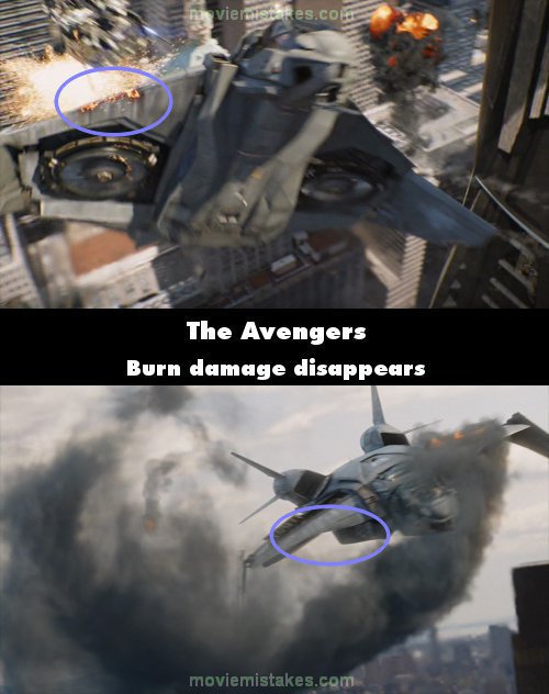 Illustration de l'article : 13 filming mistakes from the movie The Avengers