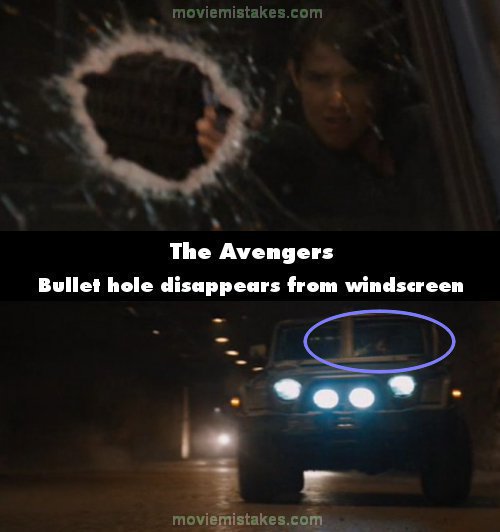 Illustration de l'article : 13 filming mistakes from the movie The Avengers