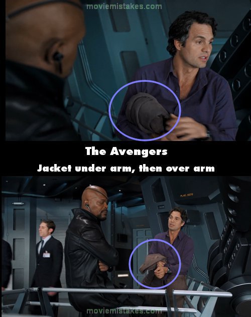 Illustration de l'article : 13 filming mistakes from the movie The Avengers