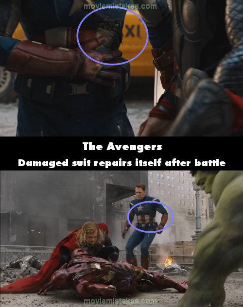 Illustration de l'article : 13 filming mistakes from the movie The Avengers