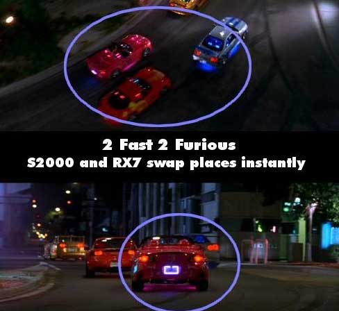 Illustration de l'article : 12 hidden mistakes in the movie 2 Fast 2 Furious