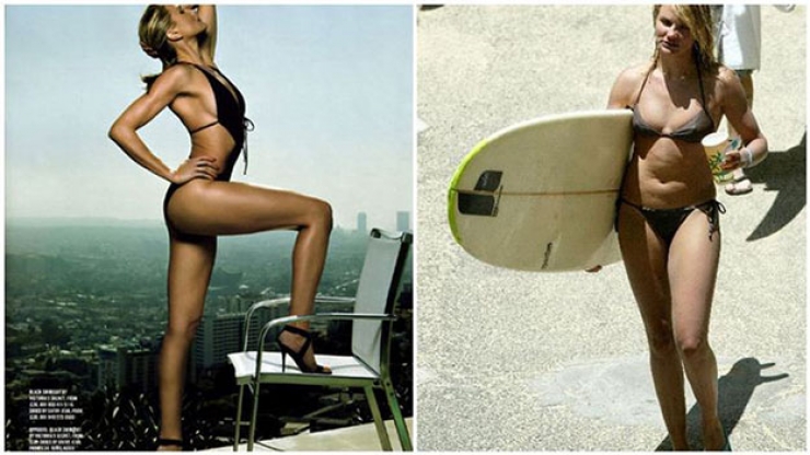 Illustration de l'article : 17 celebrities prove that no one is perfect! Bye-bye Photoshop...