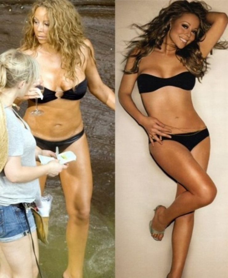 Illustration de l'article : 17 celebrities prove that no one is perfect! Bye-bye Photoshop...