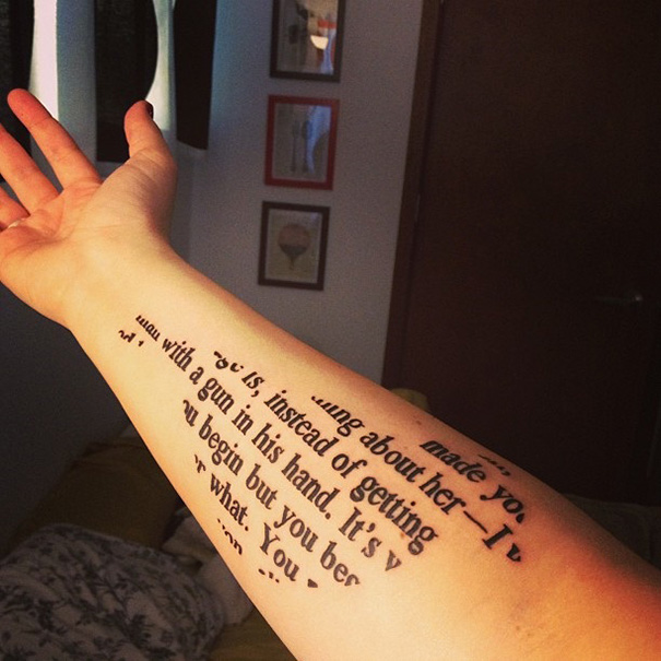 Illustration de l'article : 16 tattoos inspired by famous books