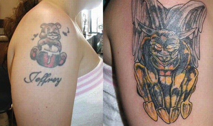 Illustration de l'article : Top 16 tattoos done while in love, covered up after they broke up!