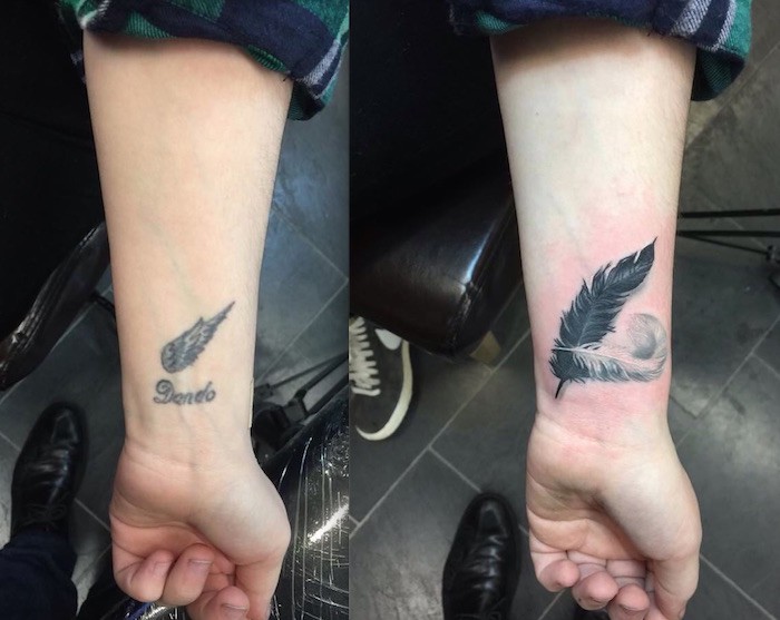 Illustration de l'article : Top 16 tattoos done while in love, covered up after they broke up!