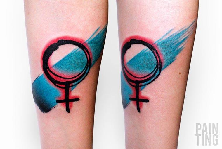 Illustration de l'article : An original tattoo? Here are 24 abstract tattoos selected just for you!