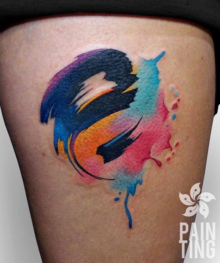 Illustration de l'article : An original tattoo? Here are 24 abstract tattoos selected just for you!