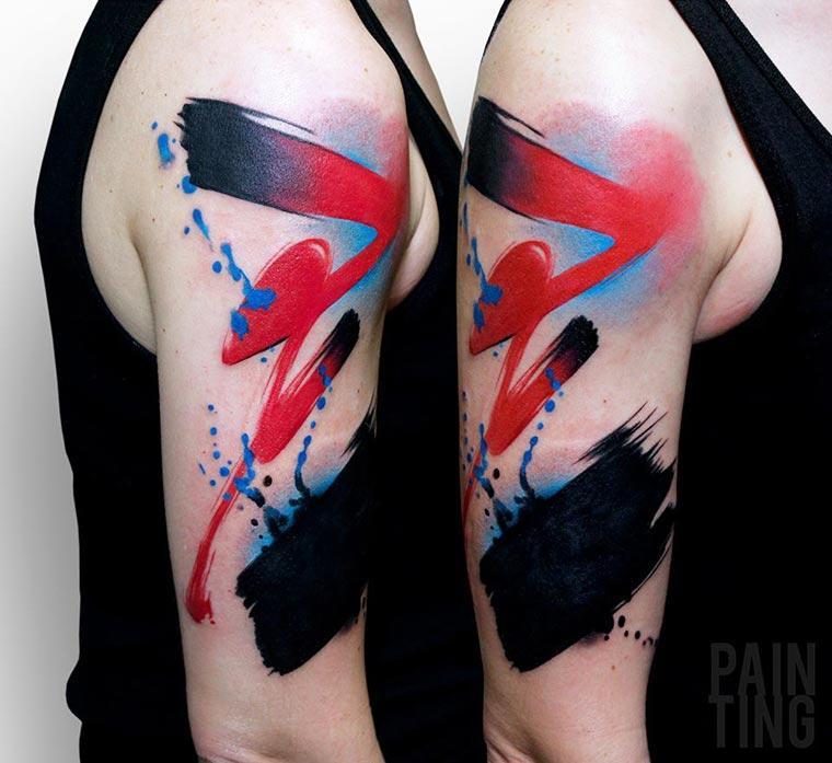 Illustration de l'article : An original tattoo? Here are 24 abstract tattoos selected just for you!
