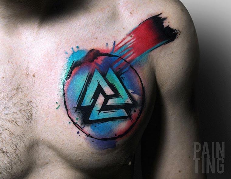 Illustration de l'article : An original tattoo? Here are 24 abstract tattoos selected just for you!