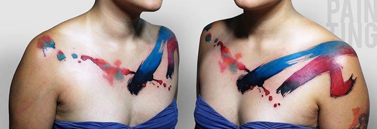 Illustration de l'article : An original tattoo? Here are 24 abstract tattoos selected just for you!