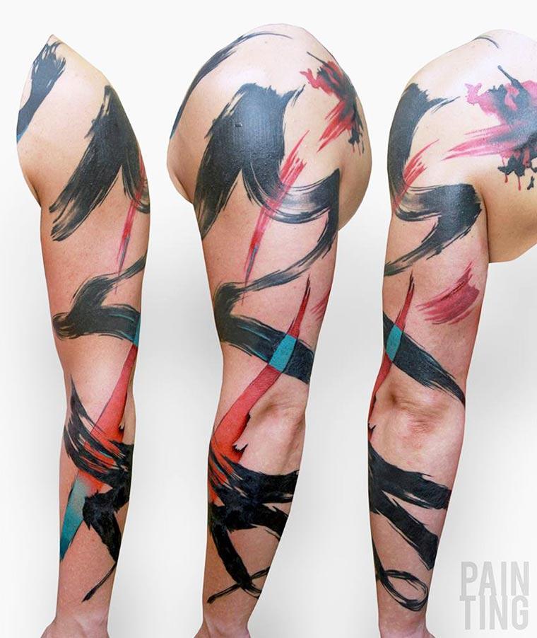 Illustration de l'article : An original tattoo? Here are 24 abstract tattoos selected just for you!