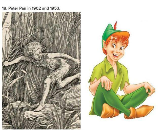 Illustration de l'article : 21 illustrations that show the transformation of cartoons from when they were created to today!