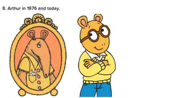 Illustration de l'article : 21 illustrations that show the transformation of cartoons from when they were created to today!