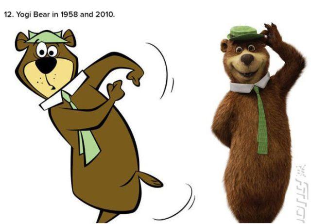 Illustration de l'article : 21 illustrations that show the transformation of cartoons from when they were created to today!