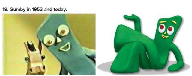 Illustration de l'article : 21 illustrations that show the transformation of cartoons from when they were created to today!