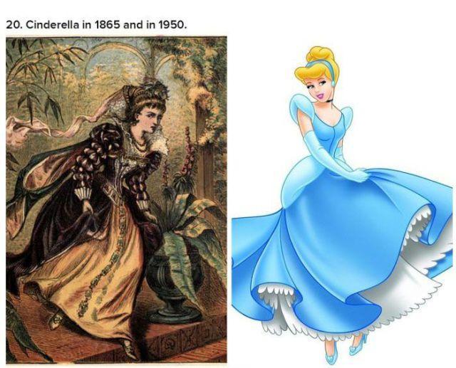 Illustration de l'article : 21 illustrations that show the transformation of cartoons from when they were created to today!
