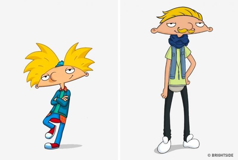 Illustration de l'article : 12 cartoon characters as if they were adults! Which ones are the best?