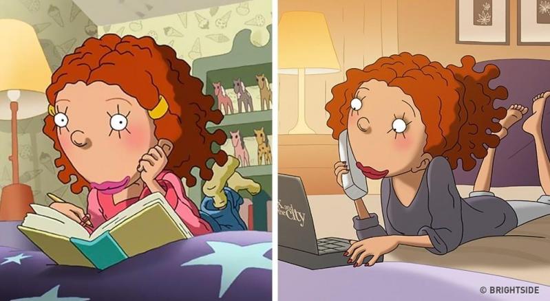 Illustration de l'article : 12 cartoon characters as if they were adults! Which ones are the best?