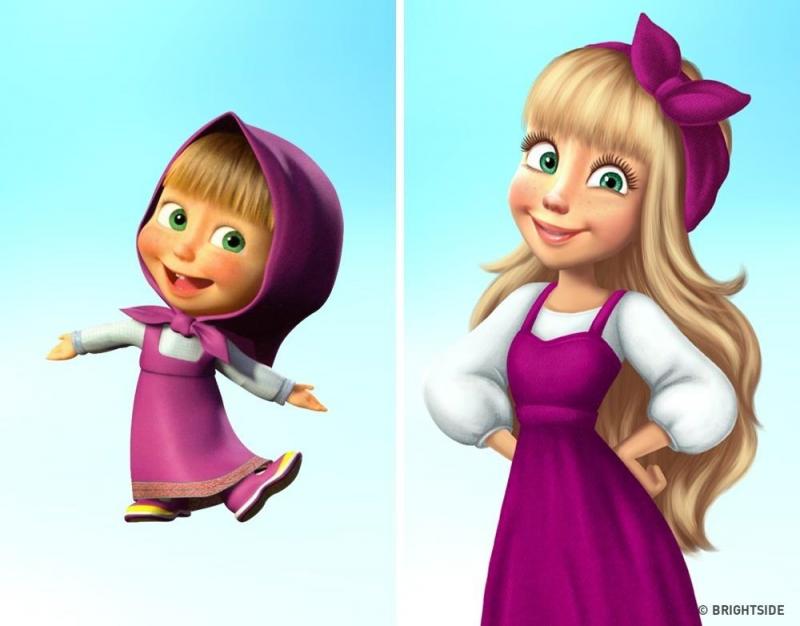 Illustration de l'article : 12 cartoon characters as if they were adults! Which ones are the best?