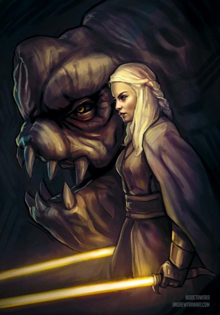 Illustration de l'article : When 6 characters from “Game of Thrones” become Star Wars heroes!