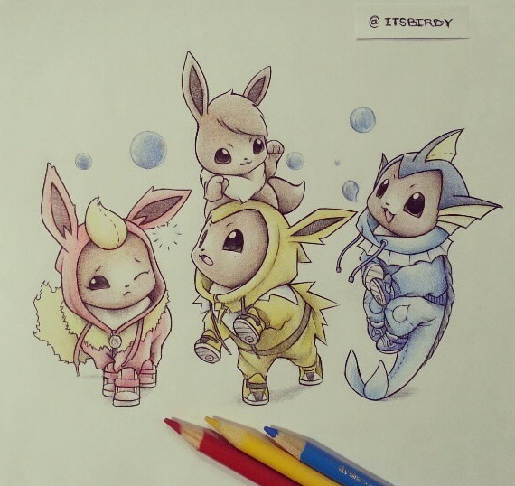 Illustration de l'article : 25 Pokémon characters in beautiful disguises showing how they’ve changed!