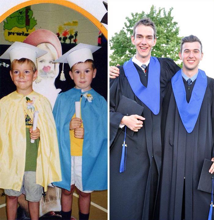 Illustration de l'article : 15 photos of students on their first and last days of school!