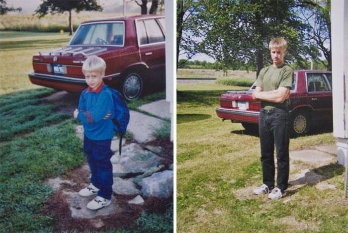 Illustration de l'article : 15 photos of students on their first and last days of school!