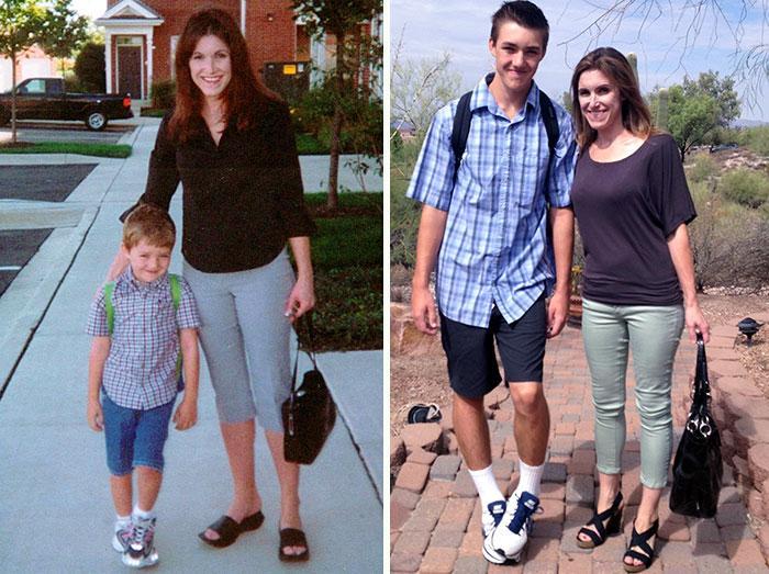 Illustration de l'article : 15 photos of students on their first and last days of school!