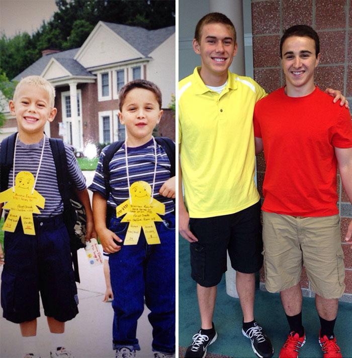 Illustration de l'article : 15 photos of students on their first and last days of school!