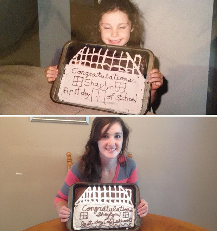 Illustration de l'article : 15 photos of students on their first and last days of school!
