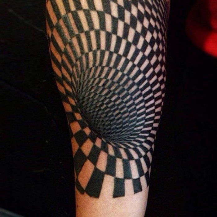 Illustration de l'article : 19 optical illusion tattoos that will blow your mind!