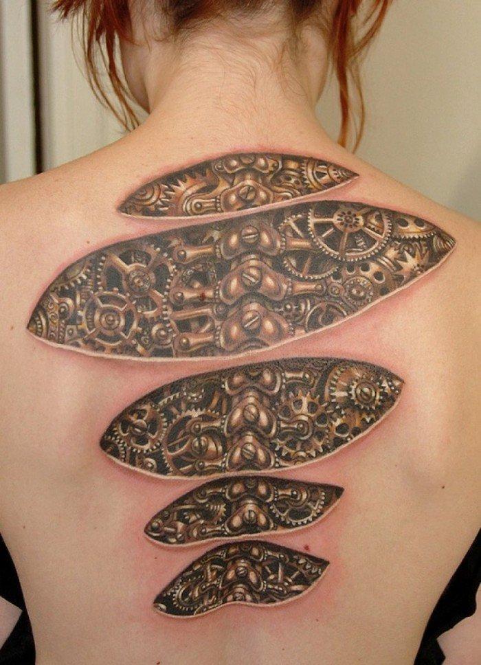 Illustration de l'article : 19 optical illusion tattoos that will blow your mind!